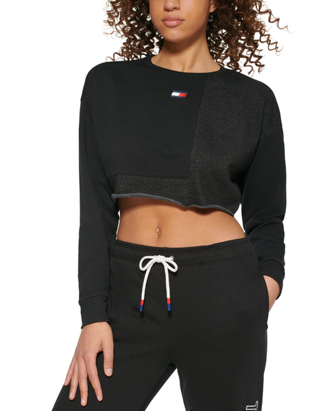 Tommy Hilfiger Sport Womens Cropped Sweatshirt